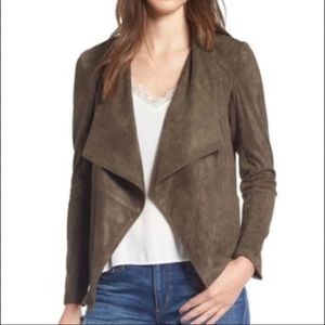 Romeo and Juliet suede green jacket